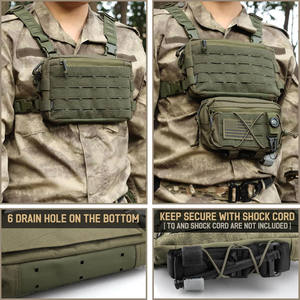 Échantillon gratuit Sac de taille extérieur utilitaire tactique Sac de poitrine pour la chasse l'escalade la randonnée la pêche Sac mobile - Product Image 3