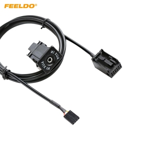 <span class=keywords><strong>Adaptateur</strong></span> de câble d'entrée AUX de voiture 12 broches pour <span class=keywords><strong>Ford</strong></span> Fiesta <span class=keywords><strong>Mondeo</strong></span> Focus harnais de fil Audio <span class=keywords><strong>adaptateur</strong></span> de câble AUX - Product Image 1