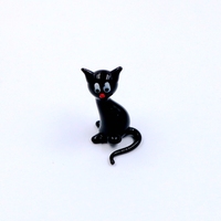 Élégant Murano Verre Figurine de Chat En Gros