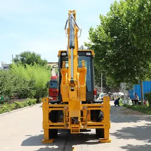 Miễn phí vận chuyển retroexcavadora 4x4 backhoe loader CE Euro 5 EPA Digger loader