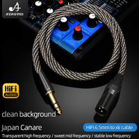 Câble audio haute qualité 6,5 mm vers XLR, double TRS 6,35 mm vers double XLR 3 broches pour amplificateur, mixeur, haut-parleur, microphone