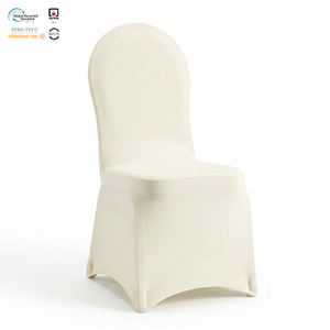 Funda Elástica para Silla de Banquete, Hotel, Conferencia, Ahorra Trabajo, Color Blanco - Product Image 1