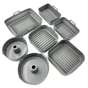 <span class=keywords><strong>Moule</strong></span> à <span class=keywords><strong>Savarin</strong></span> Profond Antiadhésif Cannelé en Silicone de 7,2 po x 8,53 po pour Gâteaux et Accessoires de Cuisson pour Friteuse à Air - Product Image 6