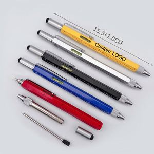 Stylo à bille en métal personnalisable Ys60 avec logo, échelle en cm/pouces et fonction de niveau d'eau, cadeau promotionnel, stylo d'ingénierie personnalisé - Product Image 2