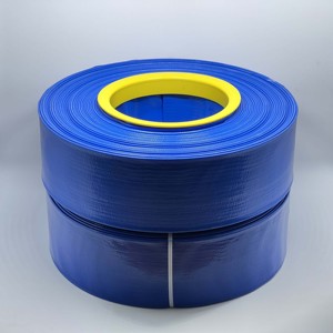 Tuyau flexible en plastique léger de décharge de l'eau de LayFlat d'irrigation tuyau de PVC de 4 barres - Product Image 3