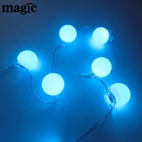 Base 30mm, ampoule 45mm, 12V, compatible avec l'IC Ws2811, IC de données de secours, LED RGB SPI adressable, point lumineux LED pour la publicité
