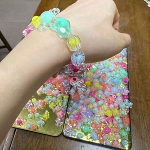 Kit de Materiales para Manualidades con Cuentas, para Hacer Pulseras, Collares, Correas para Teléfono, Accesorios que Incluyen Cuentas de Plástico Acrílico - Product Image 3