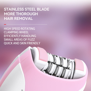 Depiladora <span class=keywords><strong>El</strong></span>éctrica Recargable Hangman HM-188 Rosa, Impermeable IPX5, Agradable para la Piel, Depiladora Facial y Corporal para Mujer - Product Image 4