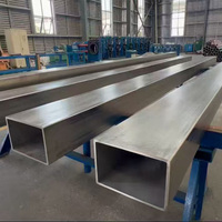 Tube carré en acier inoxydable 304 304L 316L sur mesure, à paroi épaisse, pour la fabrication, avec certificat MTC