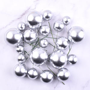 Venta al por Mayor de 20 Piezas de Bolas Decorativas Doradas para Pastel de Cumpleaños, Adorno de Pastel de Feliz Cumpleaños - Product Image 6