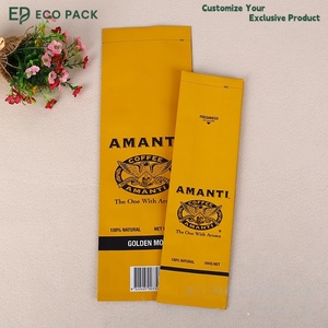 Bolsas de Embalaje de Alimentos <span class=keywords><strong>COPACK</strong></span> Personalizadas, Bolsas de Café y Té con Válvula de Aire Selladas con Papel de Aluminio de Grado Alimenticio y Boca Plana - Product Image 2