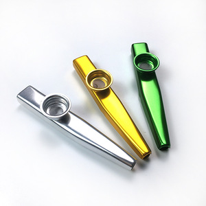 Wholesale Colorful Metal Kazoo Flute Durable Kazoo <b>Musical</b> <b>Instrument</b> for Kids Beginners Early Education <b>Musical</b> Toy - Product Image 3