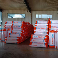 Laine de verre UL723 pour l'Amérique du Nord, isolation thermique et acoustique écologique en rouleau pour murs, toits, greniers et construction.