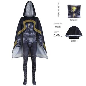 Disfraz <span class=keywords><strong>de</strong></span> Halloween <span class=keywords><strong>de</strong></span> Tela <span class=keywords><strong>de</strong></span> Poliéster con Capucha y Mono Negro <span class=keywords><strong>de</strong></span> Cosplay <span class=keywords><strong>de</strong></span> Personaje <span class=keywords><strong>de</strong></span> Película <span class=keywords><strong>de</strong></span> Persona Real - Product Image 4