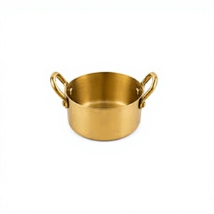 Copper <b>Saucepan</b> with Side Ear Handles 1-2L Capacity for Gas Induction Cookers Minimalist Design for Hotel & Restaurant Use - Product Image 1