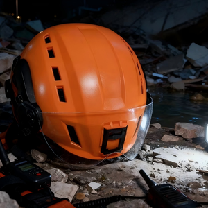 Caschi di Sicurezza Regolabili con Visiera per Soccorso in Acqua, Rafting, Terremoti, Arrampicata e Attività di Soccorso all'Aperto - Product Image 6