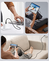 Cable USB C SUNGUY, Cable de Carga Rápida de 100 W, Cable de Transferencia de Datos de Silicona, Cable de Datos para Teléfono Móvil