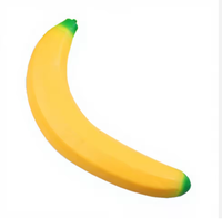 Jouet à presser en forme de banane, jouet géant en forme de fruit, jouet anti-stress à pression progressive, adapté aux hommes et aux femmes