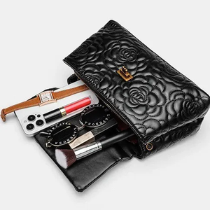 Bolso de Mano Chic, Regalo para Ella, Elegante Bolso Bandolera Pequeño con Correa Ajustable, Bolso de Hombro Bordado con Camelia para <span class=keywords><strong>Mujer</strong></span> - Product Image 2