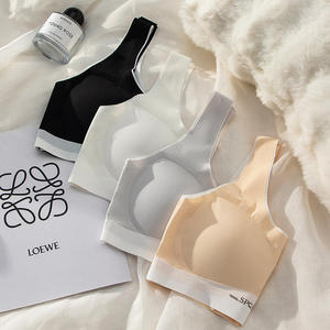 Sujetador <span class=keywords><strong>de</strong></span> verano para adolescente, chaleco <span class=keywords><strong>de</strong></span> ajuste roscado <span class=keywords><strong>de</strong></span> seda helada sin costuras, período <span class=keywords><strong>de</strong></span> desarrollo <span class=keywords><strong>de</strong></span> escuela secundaria, copa <span class=keywords><strong>de</strong></span> estudiante femenina sin cables - Product Image 4