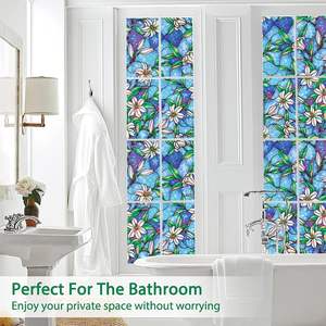 Nueva Flor <span class=keywords><strong>de</strong></span> lirio ventana <span class=keywords><strong>privacidad</strong></span> vidriera ventana película antiaspecto aislamiento térmico ventana pegatina <span class=keywords><strong>vinilo</strong></span> <span class=keywords><strong>para</strong></span> decoración <span class=keywords><strong>de</strong></span> <span class=keywords><strong>ventanas</strong></span> <span class=keywords><strong>de</strong></span> vidrio - Product Image 1