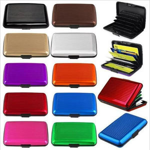 Aluminum Metal Business <b>Id</b> Credit Card Wallet Pouch Waterproof <b>Holder</b> Case for Men-Bicycle Bags & Boxes - Product Image 4