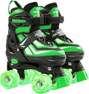 Patines de <span class=keywords><strong>Ruedas</strong></span> Ajustables de Doble Fila para Niños con <span class=keywords><strong>Ruedas</strong></span> Luminosas y Rodamientos ABEC-7 de Buena Calidad de Fábrica PAPAISON en Oferta - Product Image 3