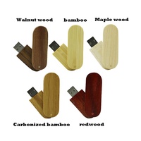 Clé USB en bois personnalisée avec logo, 1 Go, 2 Go, 4 Go, 8 Go, 16 Go, 32 Go, 64 Go, 128 Go, 2.0, 3.0, coffret cadeau promotionnel