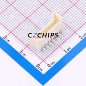 ZX-HY2.0-7PWZ-GW Wire-to-Board Pin Header Bent Lead Through Hole,P=2mm Connector 1x7P 2mm Right Angle Insert HY - Product Image 1