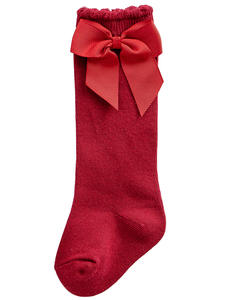 Calcetines de Bebé para Primavera y Otoño, hasta la Rodilla, con Lazo Grande, para Niña, Estilo Princesa, Color Rosa, Cosidos a Máquina, Holgados - Product Image 5