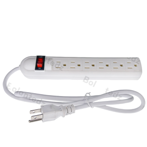 Vente directe usine – Export transfrontalier – Rallonge multiprise américaine 0,8/1/2 m 10A avec protection contre les surcharges et prises standard - Product Image 4