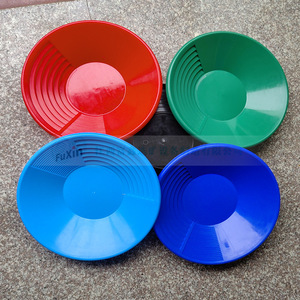 FuXin Gold Panning <b>Pan</b> Plastic Round Easy Clean For River Mining - Product Image 2