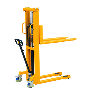 Idraulico mano Pallet Stacker doppio albero manuale carrello elevatore Stacker con <span class=keywords><strong>Mini</strong></span> Pallet per il magazzino e lo stoccaggio - Product Image 5