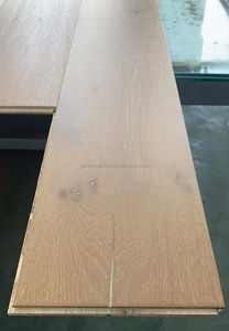 Suelo de roble blanco europeo para interior, parquet de ingeniería rústica, tablones rectos, suelo de madera dura multicapa Natural para sala de estar - Product Image 5