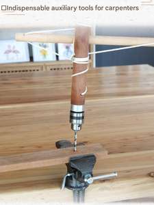 Taladro Recto Multifunción de Estilo Antiguo para Trabajos de Carpintería Doméstica, Tallado y Perforación, Máquina Versátil para Perforar Madera - Product Image 5