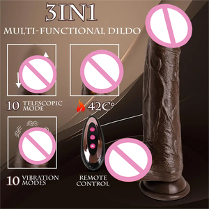 Venta al por mayor de juguetes sexuales para mujeres, consolador eléctrico, vibrador, Juguete Sexual, pene Artificial, juguete para adultos, vibrador Vaginal, juguete sexual, pene - Product Image 3