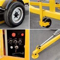 Ascenseur d'araignée à chenilles articulé hydraulique 10m-20m ascenseur de travail aérien d'homme nouveau et utilisé araignée de flèche remorquable pour l'alimentation ca
