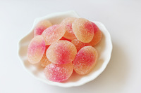 Anak-anak lembut permen makanan ringan asam pasir Lychee kue Gummies permen cair