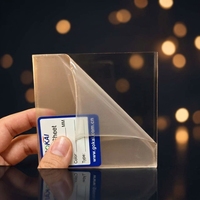 Plaque en acrylique transparente pour caisson lumineux LED rétroéclairé