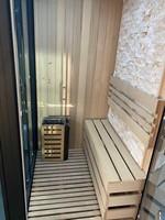 Cabine de sauna vapeur russe avec douche intégrée pour deux personnes - Prix compétitif