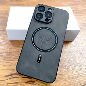 Funda Magnética para Teléfono con Carga Inalámbrica para iPhone 16 15 14 13 12 11 Pro Max, Diseño de Cabeza de Ciervo, Magnética, Resistente a Golpes - Product Image 6