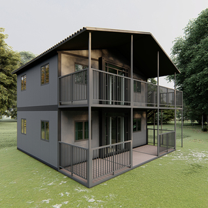 Casa Prefabbricata di Lusso Mobile e Modulare con 2-3 Camere da Letto, Casa Portatile Prefabbricata Compatta, Casa Container Espandibile da 20ft 40ft - Product Image 1