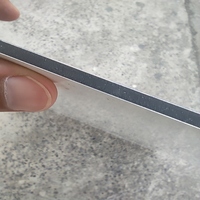 Panneau sandwich en aluminium rigide pour extérieur, logo personnalisé, haute définition, durable, résistant aux rayures, panneau ACM pour signalétique