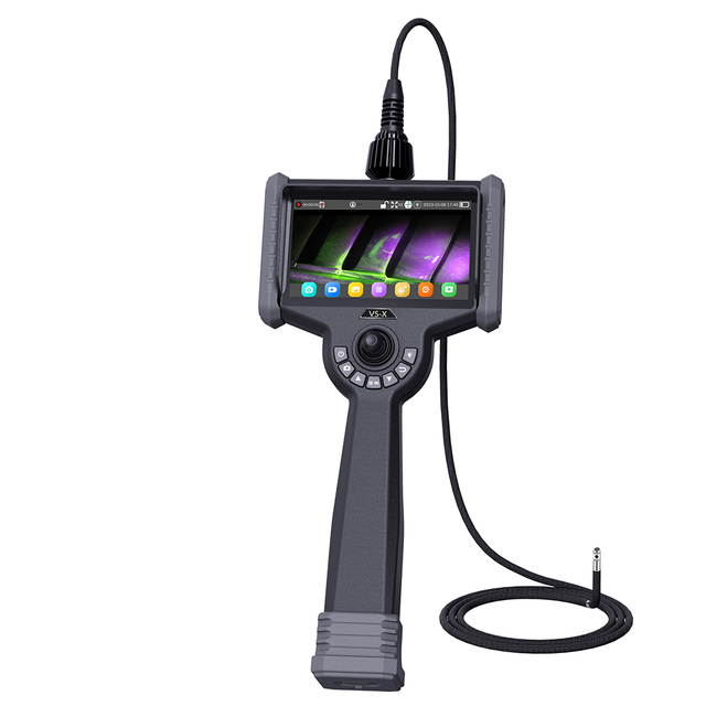 VSNDT High Definition 1080P 6\" LCD Touch Screen Industrial Videoscope VS-X High End Mini Camera Video Borescope Endoscope CMOS