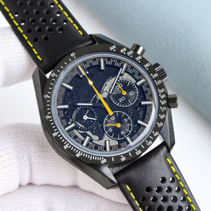 High-<b>end</b> Exquisite Luxury Black Ceramic Dial 20mm Rubber Strap Men's Sports Automatic Mechanical Watch - Product Image 2