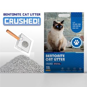 Arena para Gatos de Bentonita Fraccionada, Suministro de Fábrica, Partículas de Aroma Neutro, Bentonita de Sodio Natural, Ecológica, Biodegradable, Extra - Product Image 1