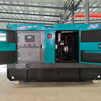 Générateur diesel triphasé silencieux de 50 kVA, refroidi par eau, type remorque, pour les besoins en énergie temporaires sur le terrain
