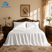 Ensemble de literie en fibre de bambou certifié OEKO-TEX Standard 100, 400TC, tissé, écologique, moderne, personnalisé, en gros, Cloudland