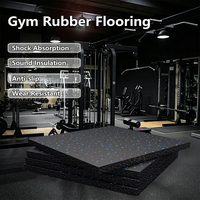 Tapis de fitness en caoutchouc HANLI 30 mm, absorption des chocs, antidérapant, respectueux de l'environnement, taille personnalisée, logo