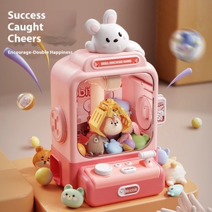 BJQ OEM Mini elektrische Klauen puppen maschine OEM Kinder Kunststoff griff Spielzeug Haushalt Prise kleine Puppe Twist Ei Spielzeug - Product Image 2